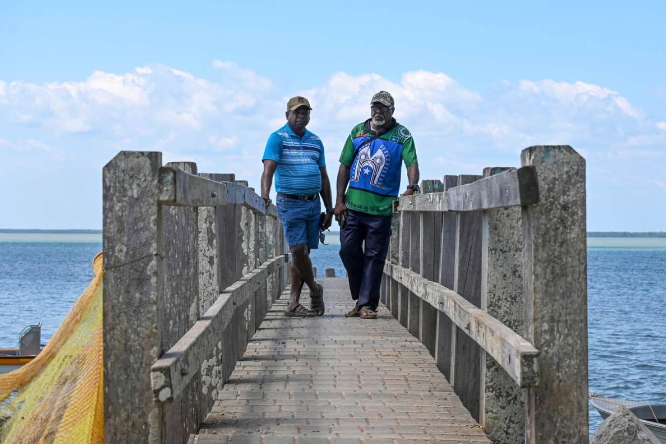 Uncle Pabai and Uncle Paul – First Nations leaders from remote islands in the Torres Strait